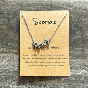 SCORPIO constellation necklace 💫